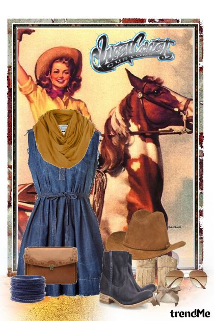 Urban cowgirl- Modna kombinacija