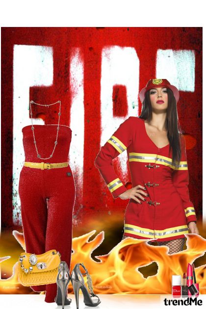 On fire- Combinazione di moda