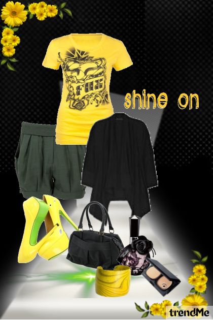 Shine on- combinação de moda