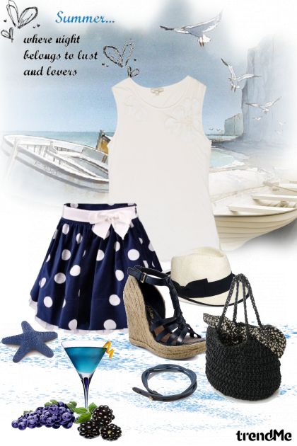 Navy blue- combinação de moda