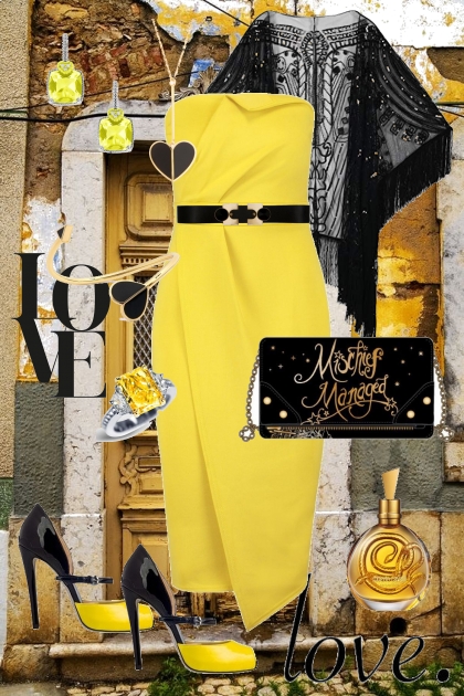 Yellow Love- combinação de moda