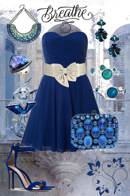 Blue Sparkle- Combinaciónde moda