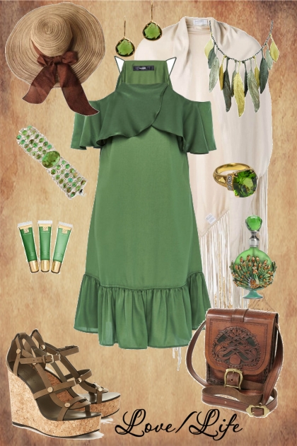 Olive Boho- Fashion set