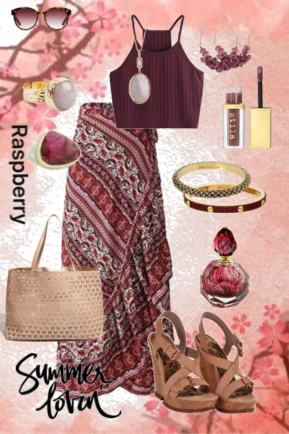 Raspberry Summer- Fashion set