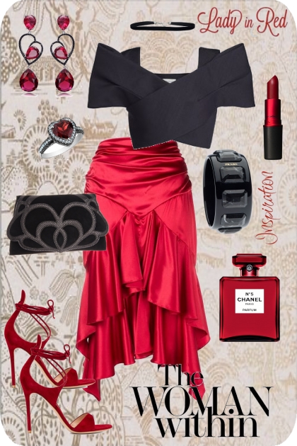 Black & Red- Fashion set