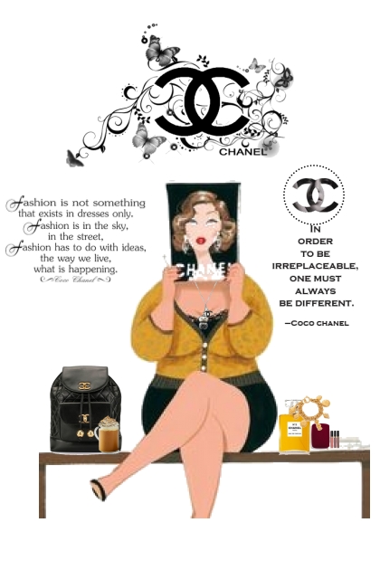 Coffee Break at Chanel Office- Combinazione di moda