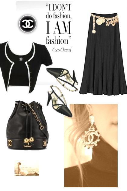 Coco Chanel- combinação de moda