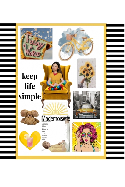 keep life simple- Модное сочетание