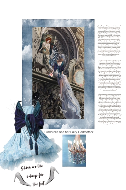 Cinderella and her Fairy Godmother- Fashion set