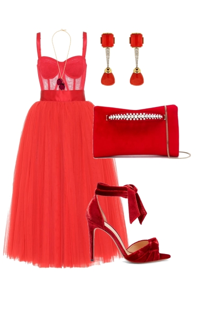 № 4 red- Fashion set