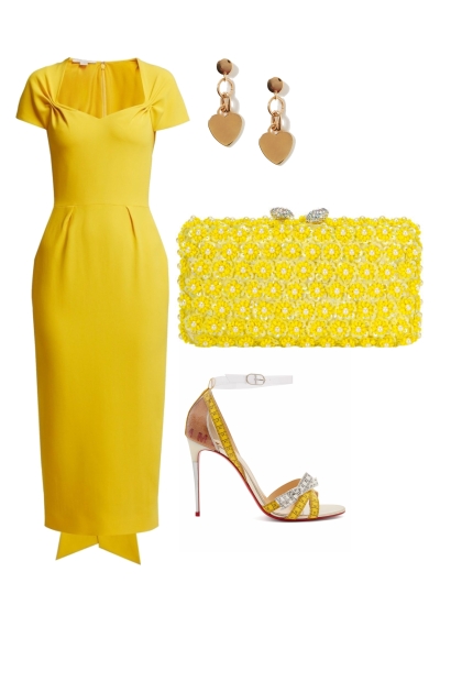 № 4 yellow- Combinazione di moda