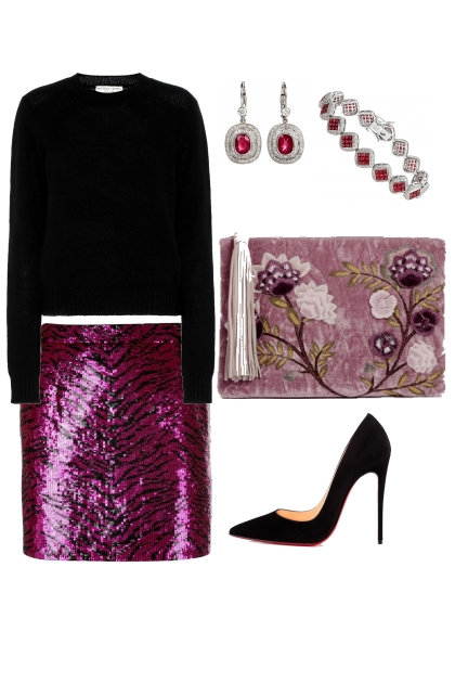 № 1 violet- Combinaciónde moda