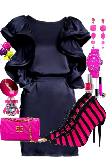 № 17  fuchsia- Combinaciónde moda