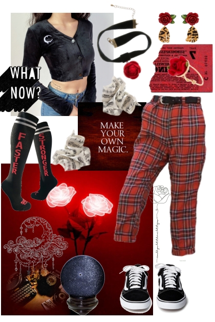 Red Witch - Combinazione di moda