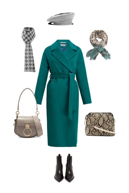 Emerald trend in casual wear- Модное сочетание