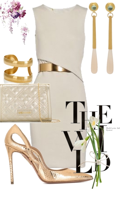 Golden and White- Combinaciónde moda