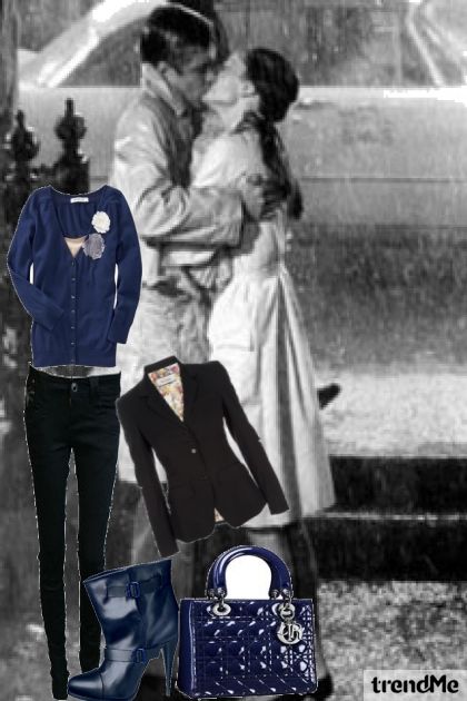 Rain was falling- combinação de moda