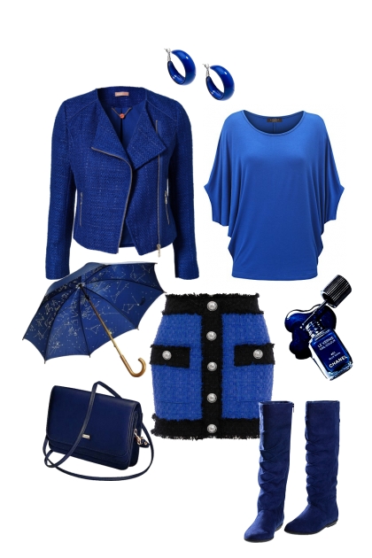 All blue- Модное сочетание
