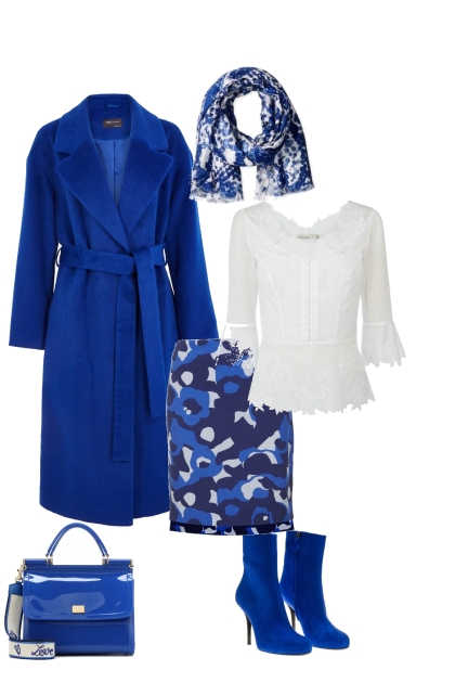 Blue an white- Combinazione di moda