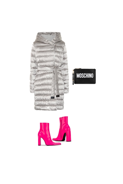 Grey and pink- Модное сочетание