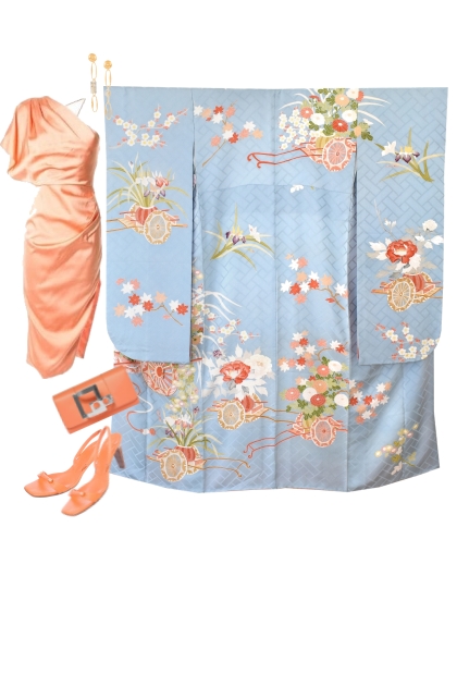 Kimono set KM339- Combinazione di moda