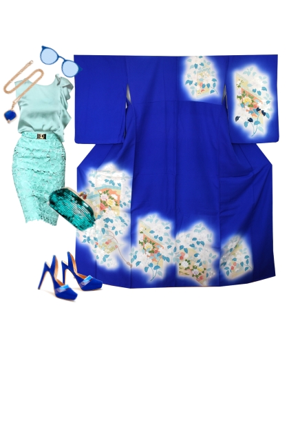 Kimono Set KM359- Combinaciónde moda