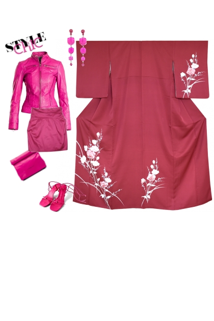 Kimono Set KM244-3- Combinazione di moda