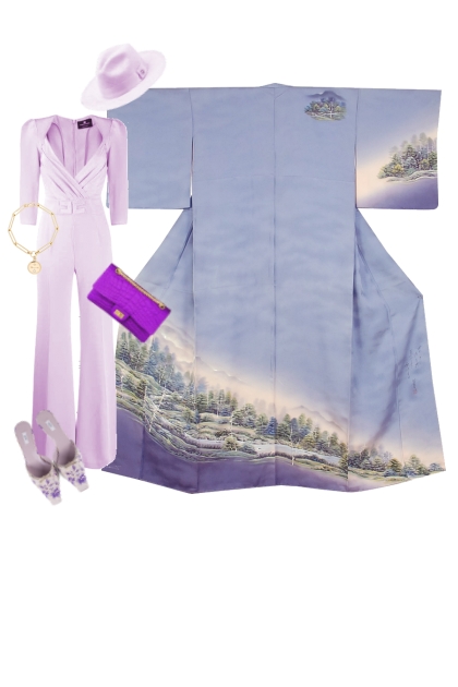 Kimono Set KM462-3- Modna kombinacija