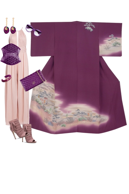 Kimono Set KM463- Modna kombinacija