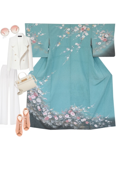 Kimono Set KM454- Combinaciónde moda
