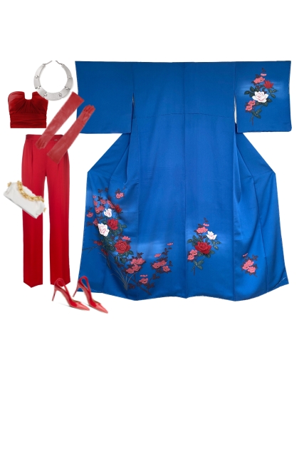 Kimono Set KM421-2- Modna kombinacija