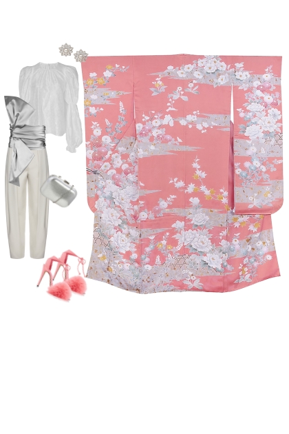 Kimono Set KM365-2- Combinaciónde moda