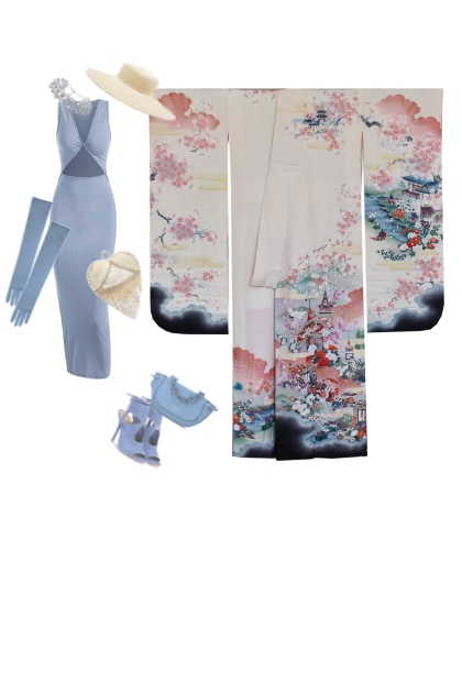 Kimono Set KM618- Combinazione di moda