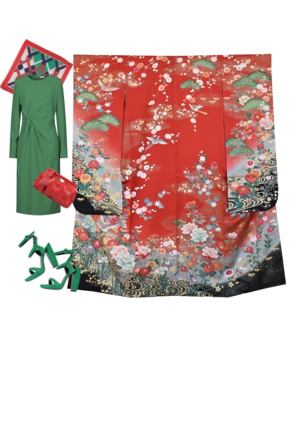 Kimono Set KM599-2- Modna kombinacija