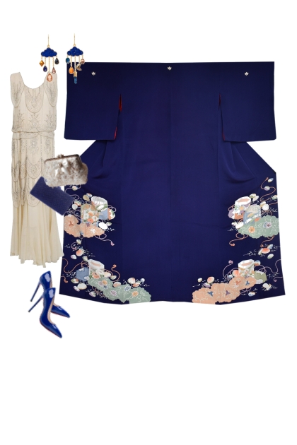 Kimono Set KM742- Combinazione di moda