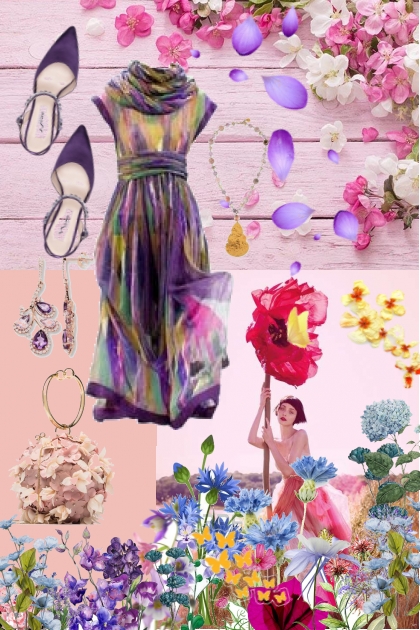 Flower Girl- combinação de moda