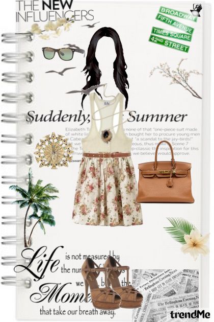 Summer flower- Combinazione di moda