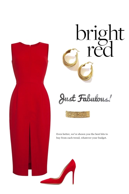 Lady In red- Fashion set