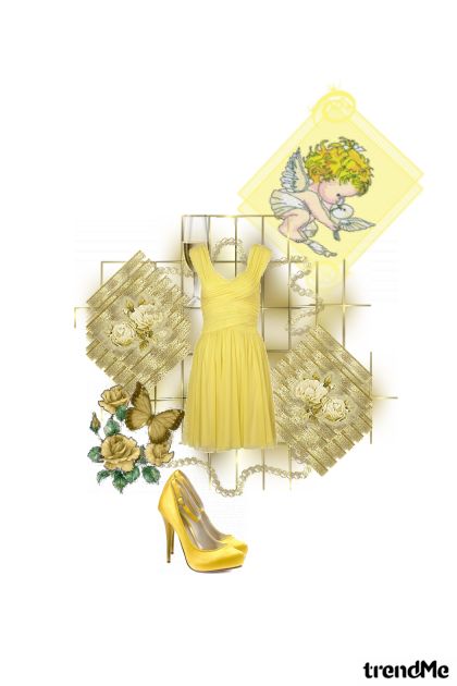 žuta- Fashion set