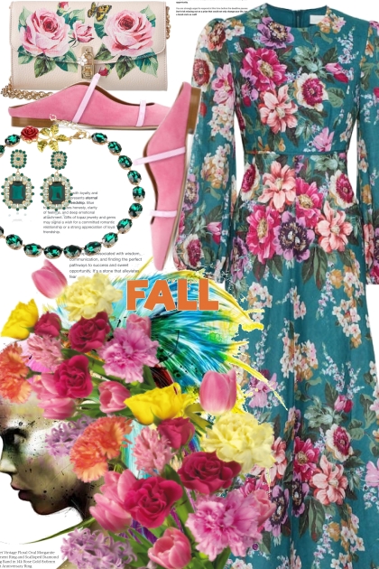 FALL FLORALS- Fashion set