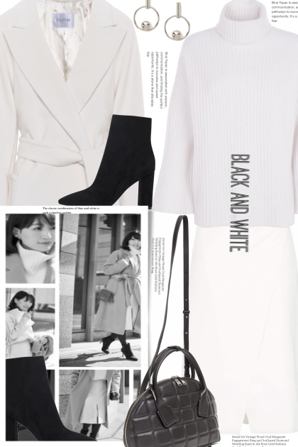 BLACK AND WHITE- Fashion set