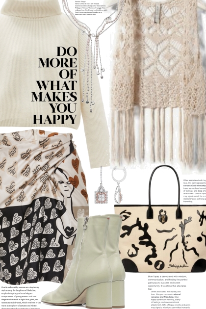 DO WHAT MAKES HAPPINESS- combinação de moda