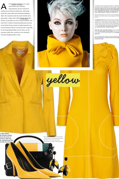 YELLOW- Combinazione di moda