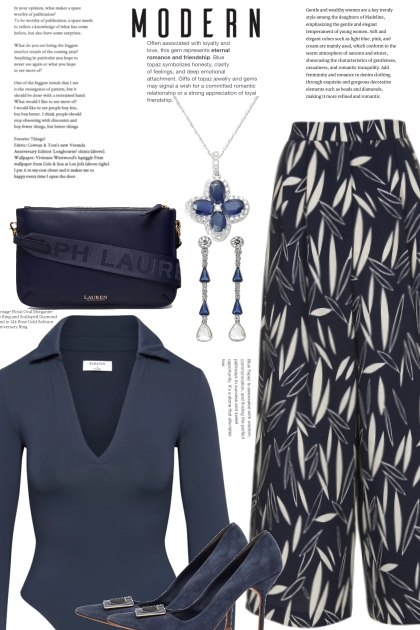 FALL BLUES- Combinazione di moda