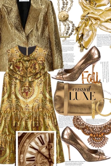 GOLD- Fashion set