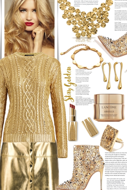 STAY GOLDEN - Combinaciónde moda