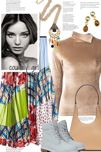 COUNTRY GIRL- Combinazione di moda