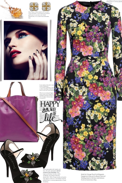 FALL IN FLORAL- Combinazione di moda