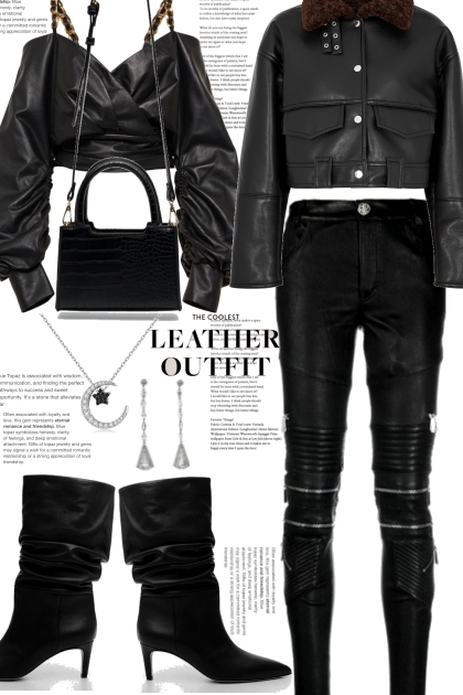 LEATHER- Fashion set