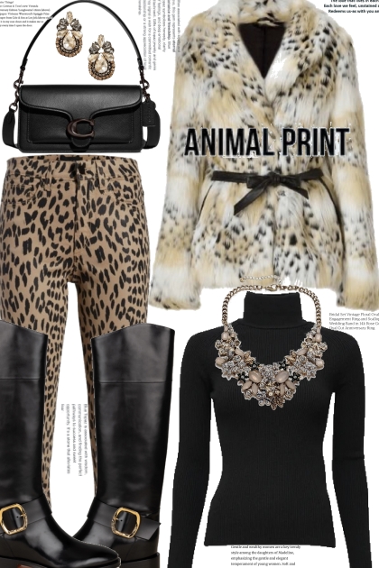 CHEETAH PRINT- Combinazione di moda